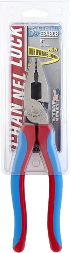 Vista 3 de Channellock E348CB Serie E - Alicates combinados de 8 pulgadas con junta XLT y empuñaduras Code Blue
