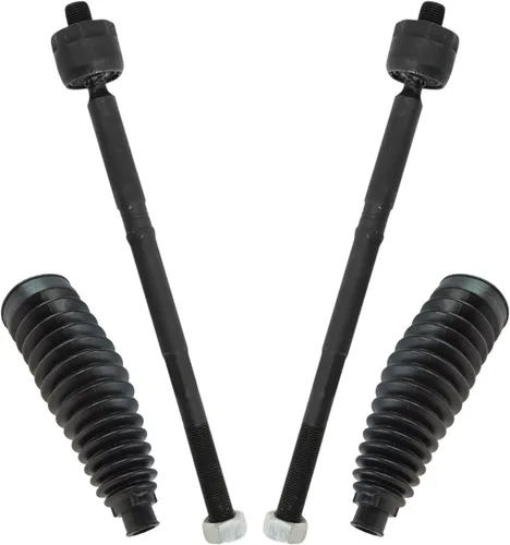 Vista 313 de TRQ Kit de dirección delantera con barra de acoplamiento de fuelle de piñón y cremallera compatible con Toyota Echo 2000-2005