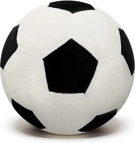 Vista 9 de Almohada de fútbol esponjosa – Pelota de fútbol orbicular duradera de 8 pulgadas, almohadas decorativas de fútbol de relleno suave para sofá