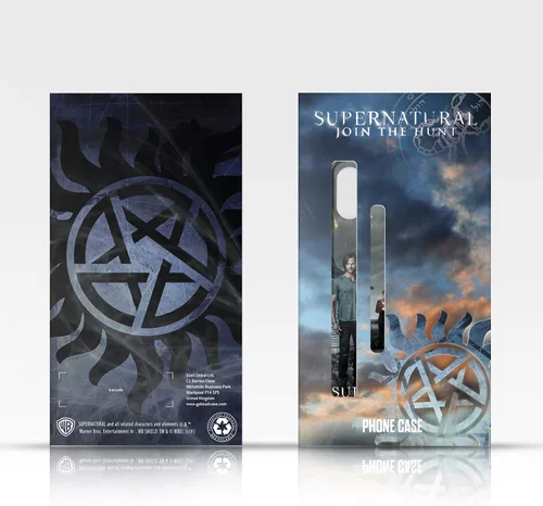 Vista 7 de Head Case Designs Supernatural Sam, Dean & Castiel Key Art - Funda de gel con licencia oficial [protección de grado militar] compatible con Google