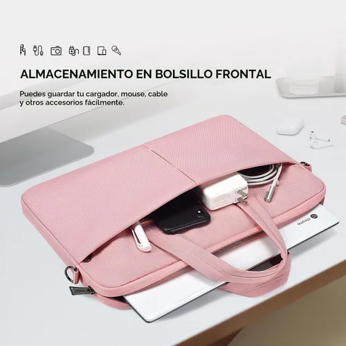 Vista 3 de Funda para laptop de 14 pulgadas para HP Chromebook14/Stream, Lenovo IdeaPad Flex 5, MacBook Air 15.3 M5, bolsa de transporte para laptop de 13.5