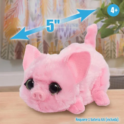 Vista 5 de FurReal My Minis Piglet, juguetes para niños a partir de 4 años de Just Play