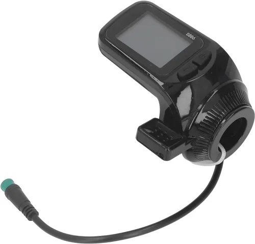 Vista 2 de Medidor de pantalla LCD eléctrico, 24 V, 36 V, 48 V, 60 V, pantalla LCD para scooter eléctrico, baja tasa de fallas, computadora con velocímetro