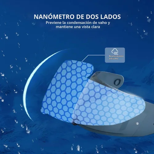 Vista 4 de Protector de casco de motocicleta de repuesto para casco I10 I70 HJ-31, protección antiarañazos, resistente al desgaste, resistente al viento