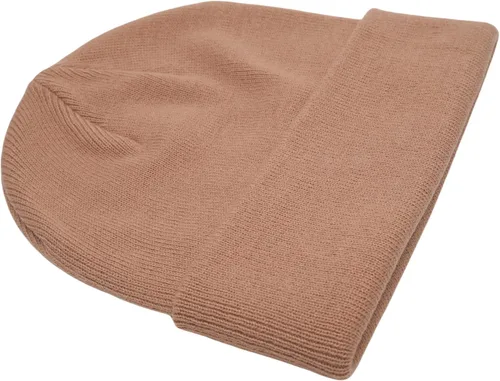 Vista 4 de 55cube Gorros de invierno unisex cálidos de punto grueso con puños Apricot Crush
