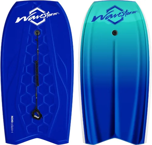 Vista 14 de Wave Storm - Bodyboard de espuma de rendimiento de 42.5 pulgadas con fondo de canal de aleta sectorial Negro