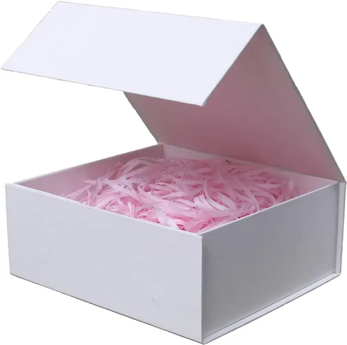 Vista 6 de Rsgift Paquete de 3 cajas de regalo de 18 x 15 x 6.1 pulgadas, cajas de regalo de colores surtidos con tapas, cajas plegables para propuestas