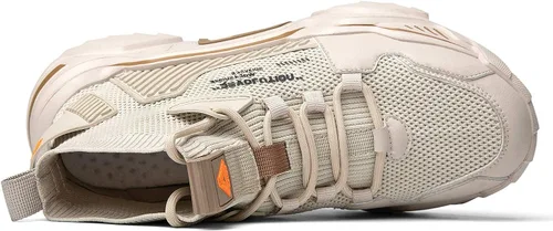 Vista 4 de SANNAX Zapatos deportivos de moda para hombre, zapatos para caminar, zapatos casuales de alta calidad para hombre