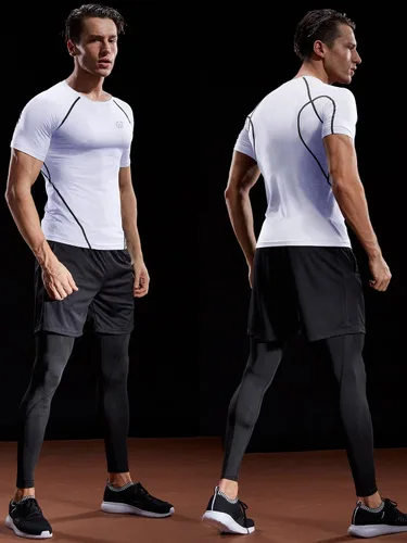 Vista 5 de NELEUS Camisetas de compresión para hombre