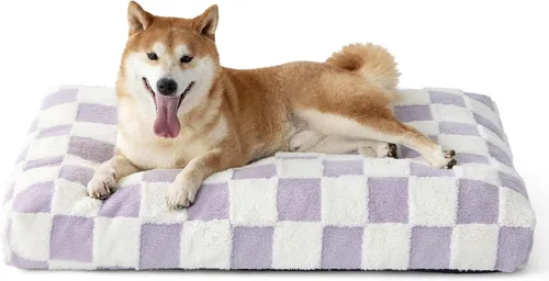 Vista 12 de LE SURE - Bonita almohada estética para mascotas, tamaño mediano, diseño jacquard grueso para mascotas, 30 x 20 pulgadas