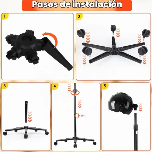 Vista 6 de Secador de pelo con capucha con ajustes de tiempo, control táctil, 3 modos