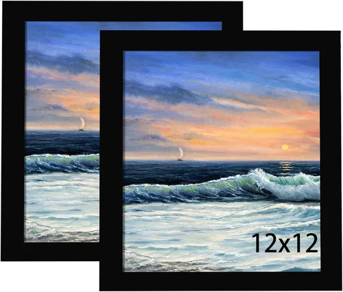 Vista 20 de LUCKYLIFE Marco de fotos de 8x10 pulgadas negro para montaje en pared o exhibición en mesa, paquete de 2
