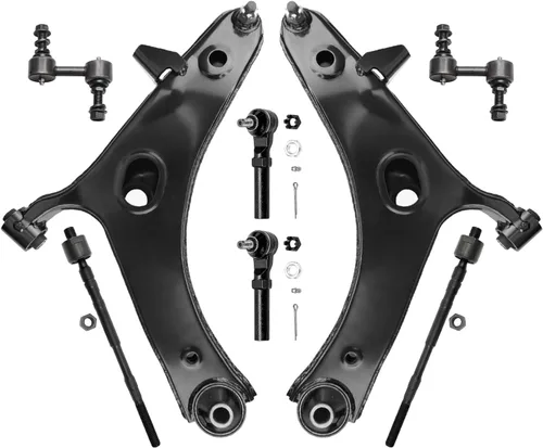 Vista 155 de Detroit Axle - Kit de brazos de control de extremo de 8 piezas para Toyota 2001-2003 Highlander 2002-2003 Camry Lexus ES300, 2 conjuntos de brazos