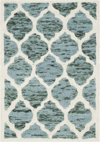 Vista 14 de Alfombra premium de lana hecho a mano, color marrón claro y marfil de la colección Safavieh Himalaya HIM121A, Lana