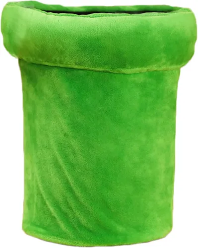 Vista 5 de Lopbraa Pantuflas divertidas de felpa con soporte para maceta, regalos divertidos para mujeres, hombres, adolescentes (plantas de piranha), Verde