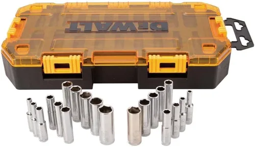 Vista 3 de DEWALT DWMT73811 Kit de Herramientas Juego de Dados Profundos de 1/4'', 20 Piezas (Paquete de 2)