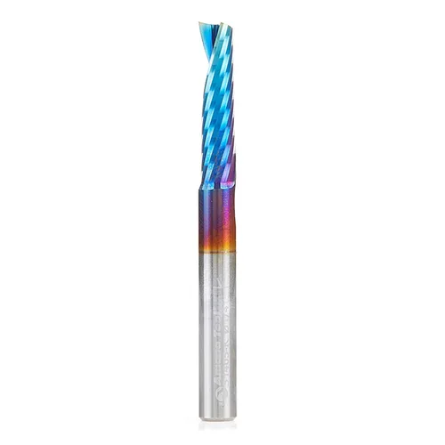 Vista 15 de Amana Tool Spektra 51412-K, 51412-K, 3/16 D x 5/8 CH x 3/16 SHK x 2 pulgadas de largo, acabado de espejo