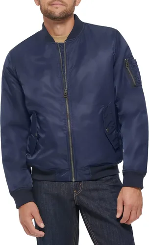 Vista 25 de Levi's MA-1 Flight chamarra satinada sin relleno para hombre