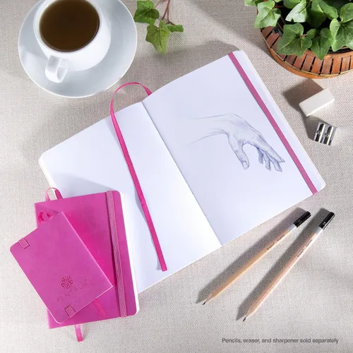 Vista 5 de Cuaderno de bocetos Travelers Dot Grid Pentalic Art, libre de ácidos
