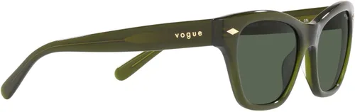 Vista 12 de Vogue Eyewear Woman Sunglasses Opal Green Frame, Dark Green Lenses, 51MM