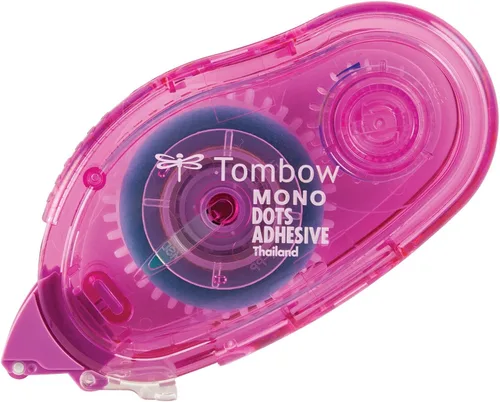Vista 5 de Tombow Aplicador de adhesivo permanente mono, 1/3 pulgadas por 472 pulgadas (62106) y 62147 aplicador de puntos monofónicos. Cinta fácil de usar