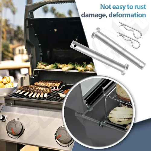 Vista 5 de Paquete de 4 herramientas de montaje de tapa de parrilla compatibles con parrillas Weber 88206, se adapta a muchos modelos de parrillas Genesis
