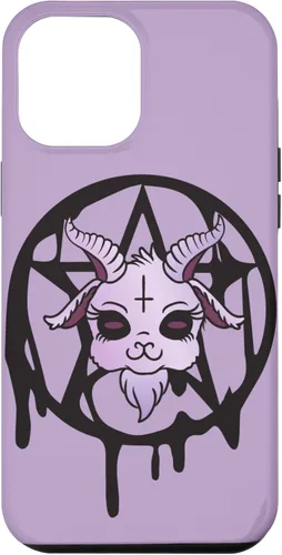 Vista 26 de Anime Aesthetic Baphomet Pentagram Pastel Goth Case for iPhone 17