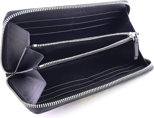 Vista 5 de ColdFire Carteras RFID con cremallera de acordeón para mujer para día o noche