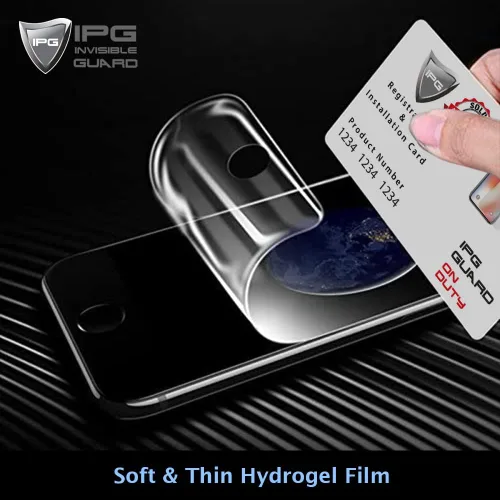 Vista 5 de IPG Protector de pantalla para Motorola Edge 40, protector de pantalla táctil invisible para pantalla táctil ultra HD, película transparente anti