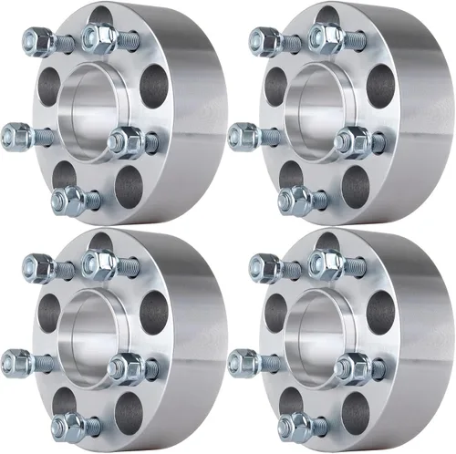 Vista 11 de SCITOO 4 espaciadores de rueda de 1 pulgada, 4 lengüetas de 0.157 x 3.937 in a 0.157 x 3.937 in, pernos de 0.472 x 0.059 in, compatibles