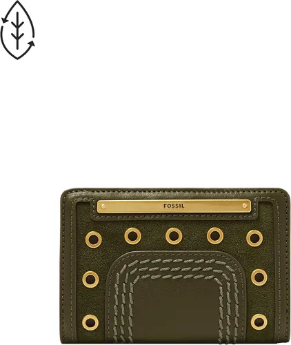 Vista 7 de Fossil Cartera plegable multifunción de cuero Liza para mujer