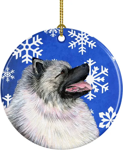 Vista 16 de Caroline's Treasures Cavalier Spaniel - Adorno de cerámica para colgar en el árbol de Navidad, para el hogar, Navidad, fiestas, regalo, 3 pulgadas