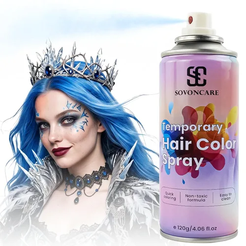 Vista 13 de SOVONCARE Spray de color temporal rosa intenso para el cabello para niños y # 1 - Rosa intenso