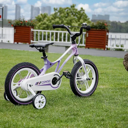 Vista 8 de CXWXC Bicicleta para niños de 14, 16, 18 pulgadas, bicicleta para niños y niñas de 3 a 9 años, bicicletas ligeras de una sola velocidad con rueda