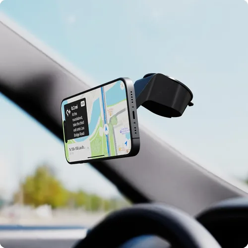 Vista 7 de Mous MagSafe - Soporte de succión para automóvil compatible con iPhone 17/16/15/14, Pixel 10, S26/S25