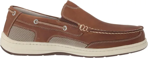 Vista 6 de Dockers Tiller Boat Shoe para hombre, gris topo