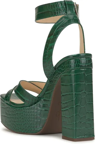 Vista 7 de Jessica Simpson Sandalias de plataforma Beasley para mujer con tacón