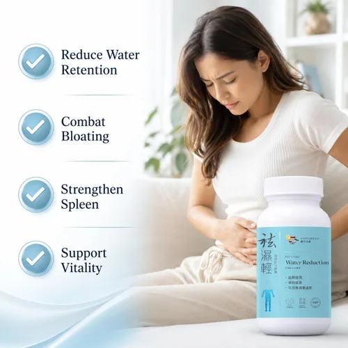 Vista 6 de Vita Green Suplemento de hongos para reducción de agua () – Fórmula herbaria para el control de la retención de agua, piernas y pies hinchados