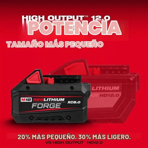 Vista 8 de Milwaukee Electric - Paquete de baterías M18 REDLITHIUM Forge XC8.0