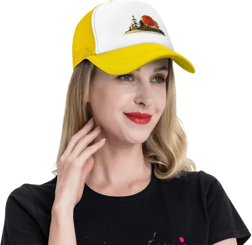 Vista 9 de The Farm Original Gorra de camionero ajustable de malla para hombre y mujer, color negro