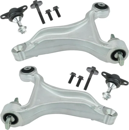 Vista 68 de TRQ Brazo de control superior e inferior del lado del conductor y del pasajero con juego de rótulas compatible con Chevrolet GMC 89-02