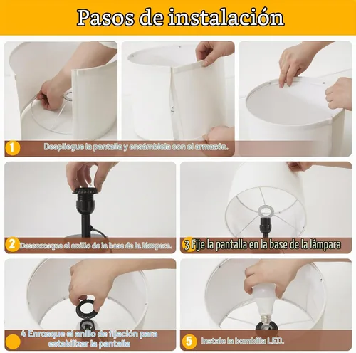 Vista 7 de GyroVu Lámpara de Mesa Rellenable para Decoraciones Navideñas, Lámpara de Mesa con Vidrio Transparente Rellenable DIY, Lámpara de Vidrio Moderna