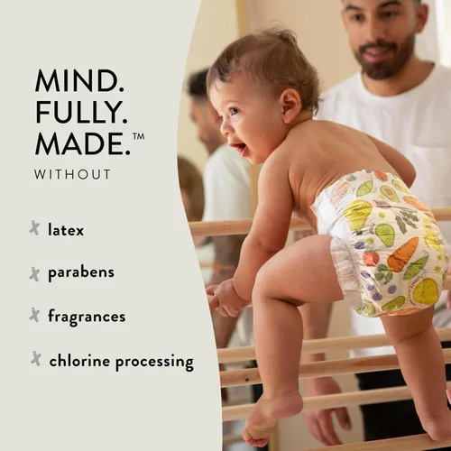 Vista 6 de The Honest Company Clean Conscious Diapers - Pañales hechos a base de plantas, sostenibles, All Letters y It's a Pawty, caja Club, tamaño 6, 35+