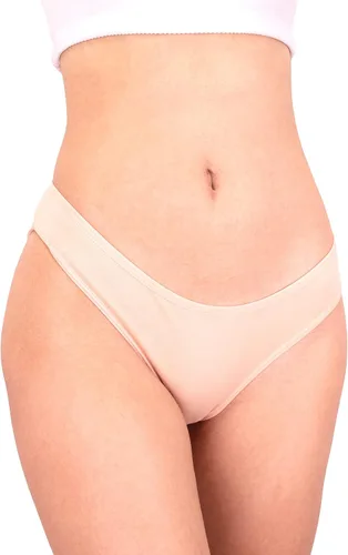 Vista 3 de Dominant Ropa interior de bikini de algodón para mujer, paquete de 7