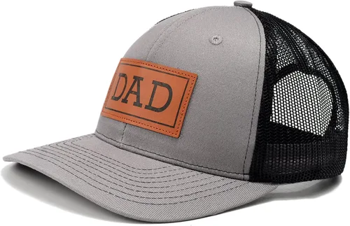Vista 2 de PAUPPY Sombrero de papá regalos para el día del padre, regalos para el nuevo abuelo, sombrero de camionero de malla, sombrero de golf, sombrero