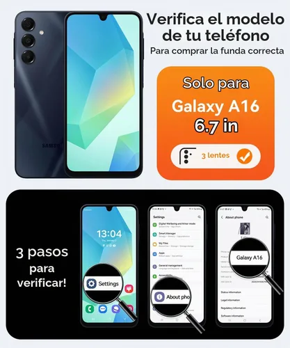 Vista 2 de CANSHN Funda diseñada para Samsung Galaxy A16-5G [protección completa de la cámara] [compatible con Magsafe] funda protectora trasera translúcida