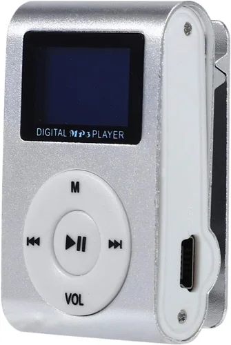 Vista 2 de Mini USB Clip MP3 Reproductor de Pantalla Video Soporte 32GB Tarjeta Micro-SD TF