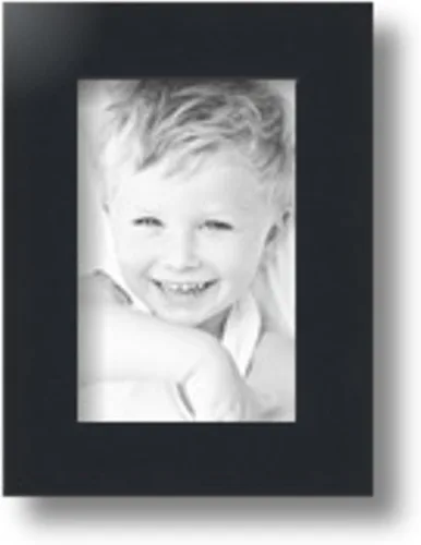 Vista 3 de ArtToFrames Marco de fotos negro de 4 x 6 pulgadas, este marco de póster personalizado de 1.25 pulgadas es de color negro satinado, para tu arte