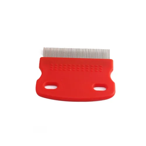 Vista 4 de KALLORY Peine de aseo para perros, peine para eliminar el pelo de mascotas, peine de masaje para eliminar mate, nudos y enredos (color al azar)