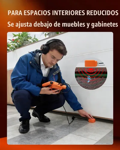Vista 2 de Detector de fugas de pared de 1.6 pies de profundidad para uso doméstico en interiores - PQWT L30